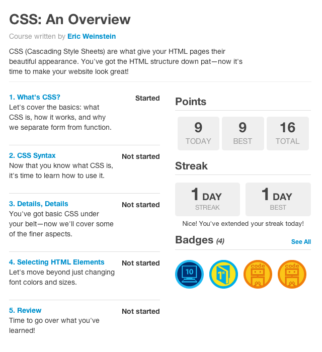 css-best-codeacademy