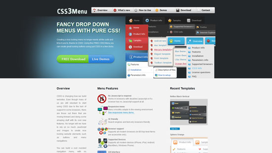 css3menu.com