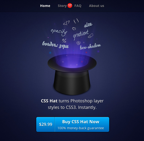 css hat photoshop plugin free download