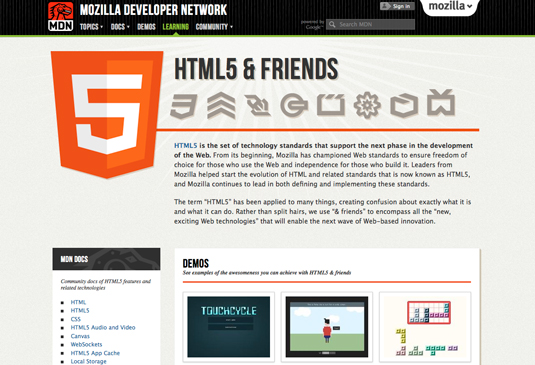 HTML5 resources