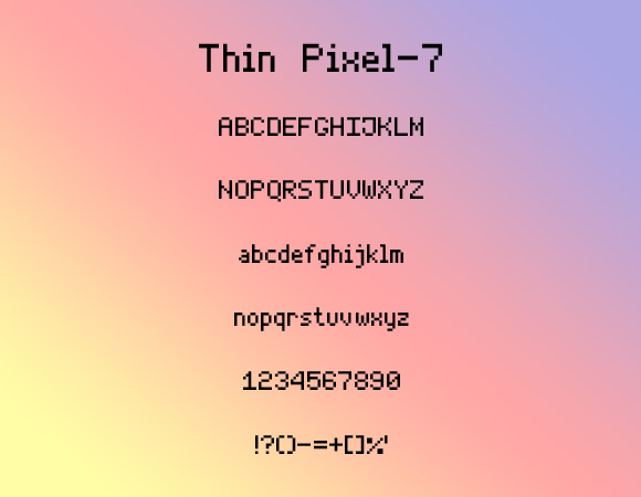 Thin Pixel-7