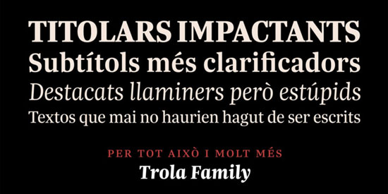 trola Premium Font