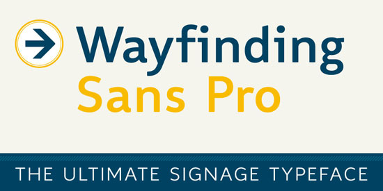 Wayfinding Sans Pro Premium Font