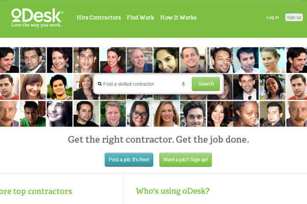 freelance jobs board posting odesk website