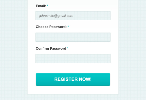 Clean & Simple Signup Form