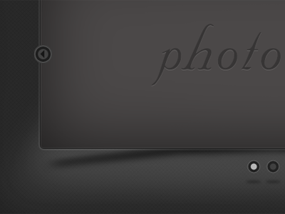 Dark photo slider