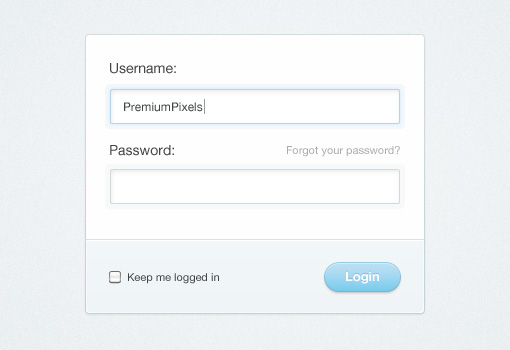 Elegant Login Form Design