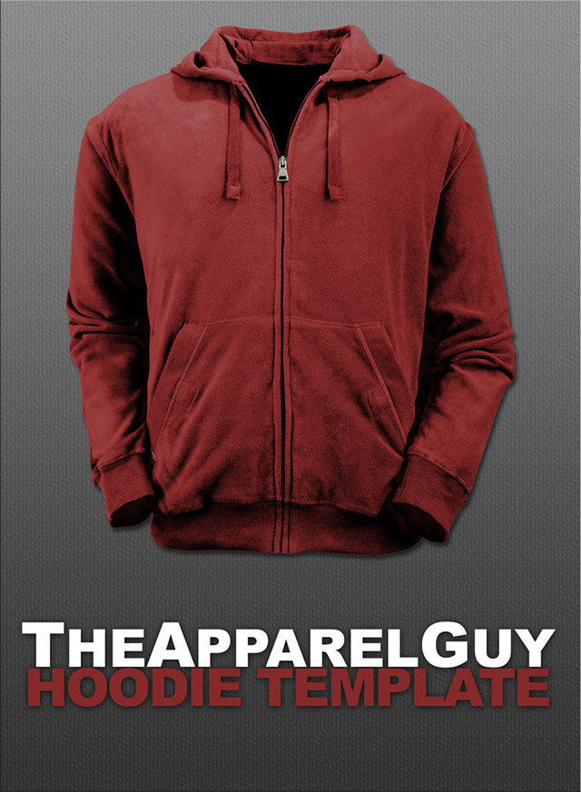 Hoodie Template PSD