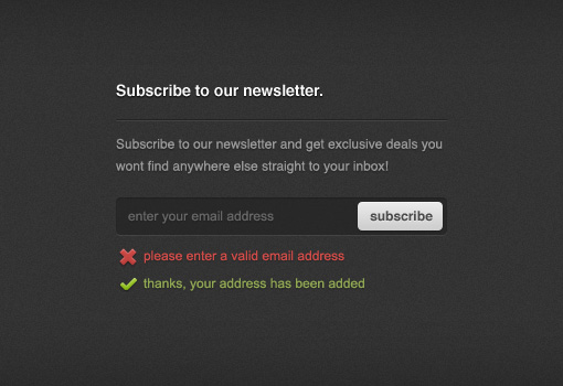 Newsletter Sign-Up Form