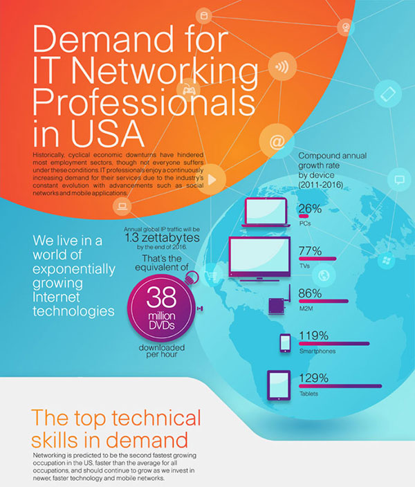 Demand for IT Networking Professionals in USA