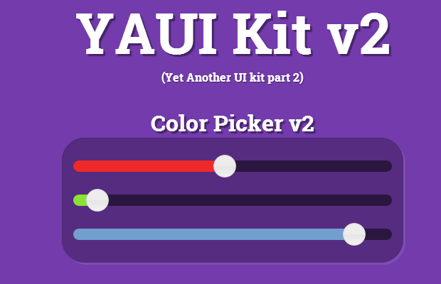 yet another user interface kit part2 purple