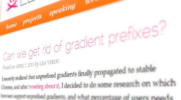 Can we get rid of gradient prefixes?