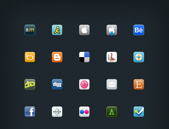30+ Latest Free Flat Icon Sets For Your Use