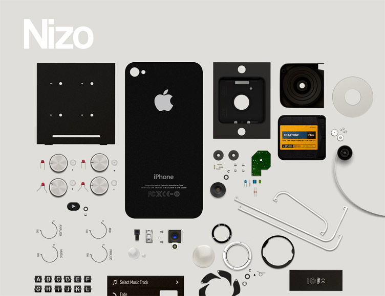 Nizo for iPhone - Beatifully designed coming soon page