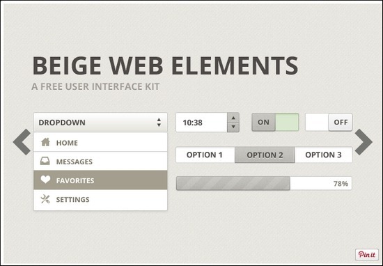 Beige-Web-Elements