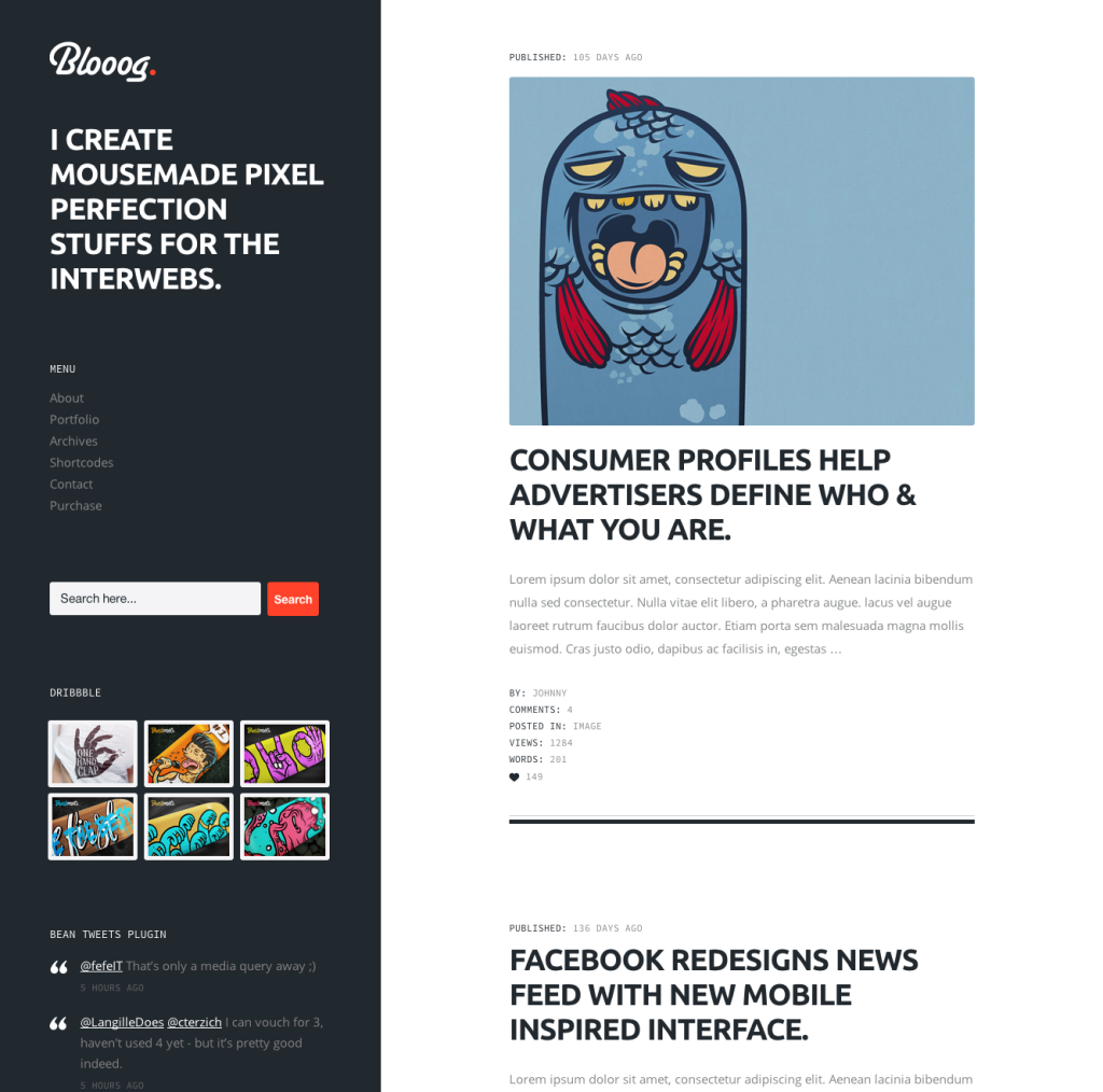 25 Beautifully Designed Flat WordPress Themes