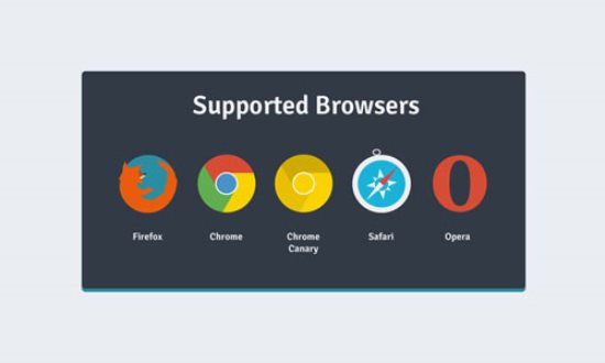 Browsers Flat Icons