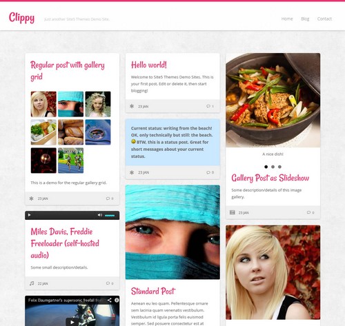 Clippy Free Blog Personal Theme