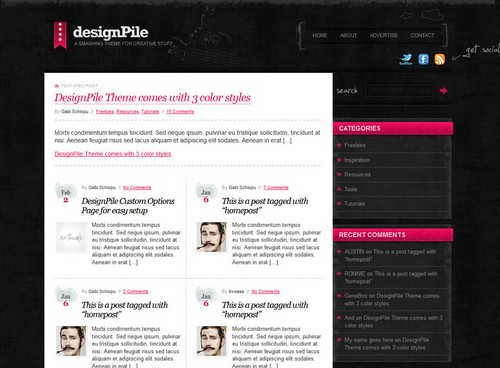 Designpile WordPress Theme