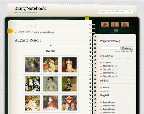 Diary WordPress Theme