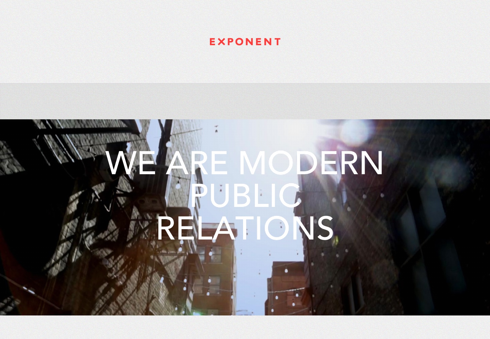 Exponent PR | We Are Modern PR