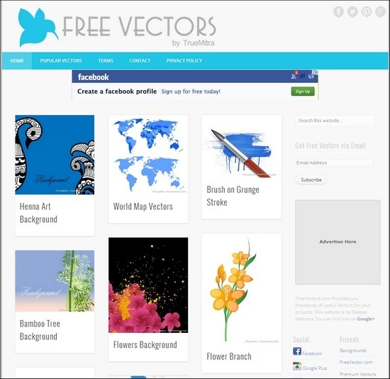20 Websites with Free Vector Graphics - iDevie