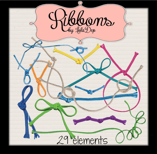 Loladep png Ribbons 29 elements