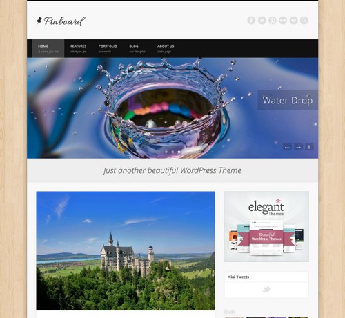 Pinboard Clean Design Theme