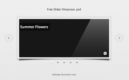 Summer flowers PSD