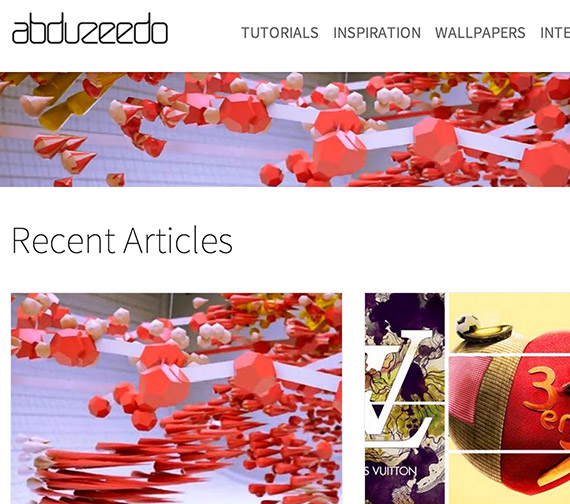 Abduzeedo web design blog top blogs follow