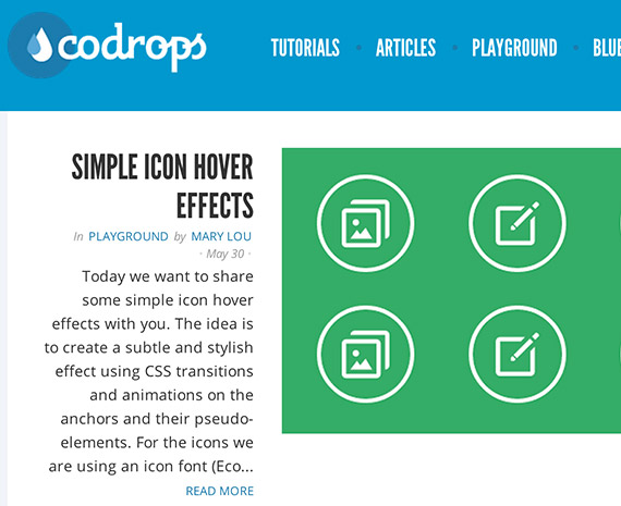 Codrops web design blog top blogs follow