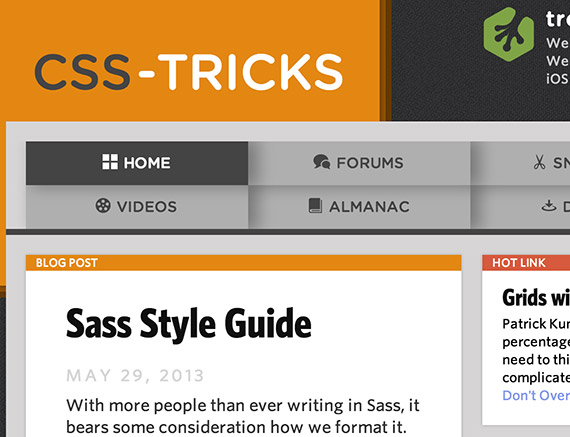Csstricks web design blog top blogs follow