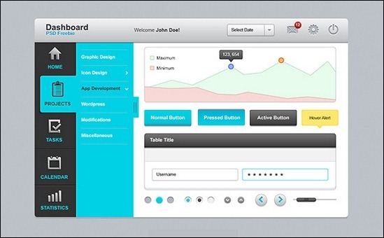 Dashboard-UI-Elements