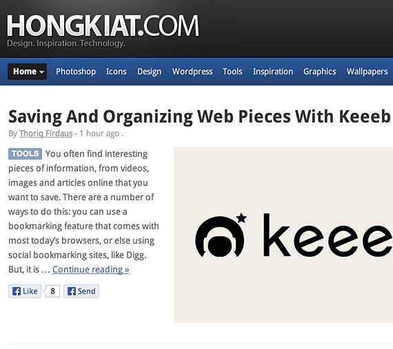 Hongkiat web design blog top blogs follow