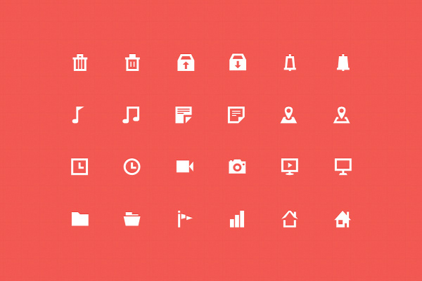 New free website graphics: 30 Flat Icons