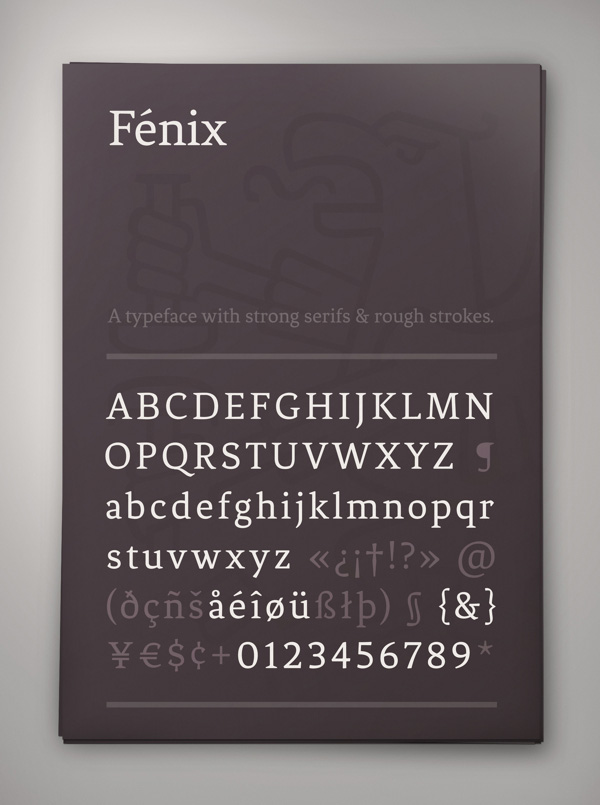 New free website graphics: Fénix (FREE Typeface)