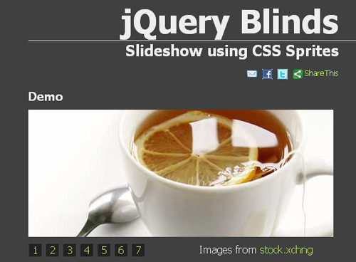 jQuery Blinds