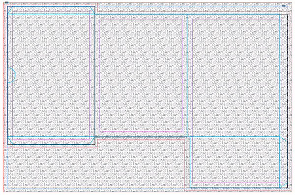 bike pattern interior spread