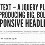 10 jquery plugins for typography problems