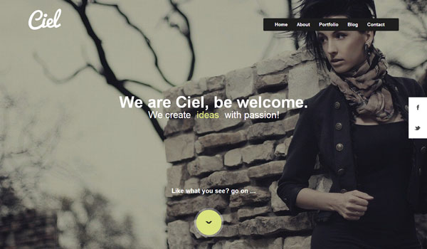 ciel-responsive-wordpress-single-theme