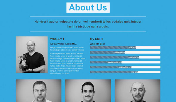 Detroit - Bootstrap Single Page Website Template