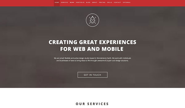 Dry - One Page Responsive Template