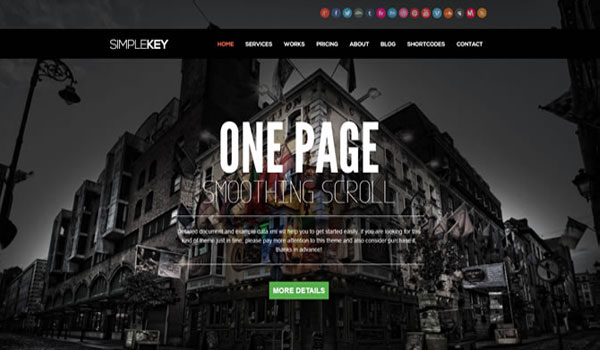 single page wordpress themes for hiphop artist