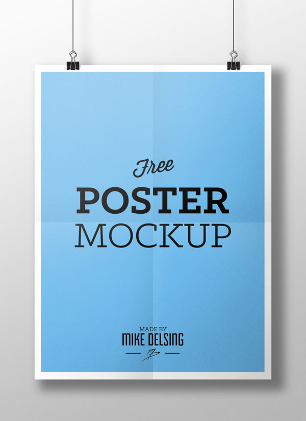 Poster Mockup PSD