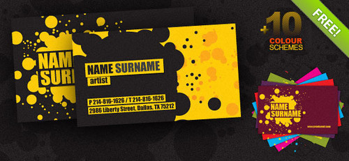 Creative Business Card PSD Template