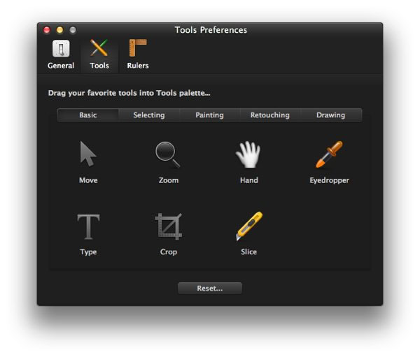 Tools Preferences