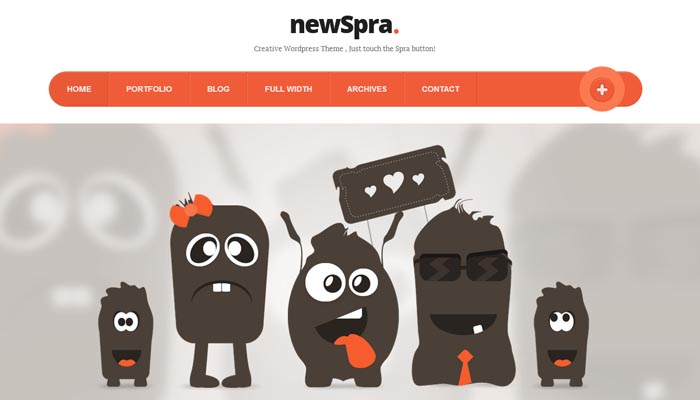 NewSpra Ajax Portfolio WordPress Theme