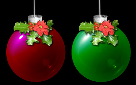 Christmas Glass Ornaments