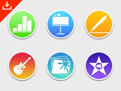 iWork & iLife OS X Icons