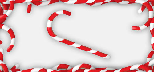 Candy Cane Vector Best